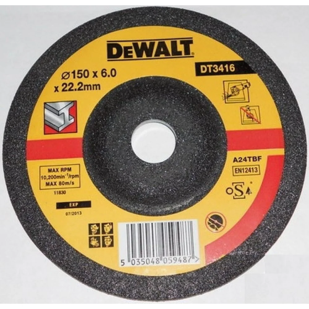 DeWALT Slīpēšanas disks metālam Ø 150x6,0x22,2 mm