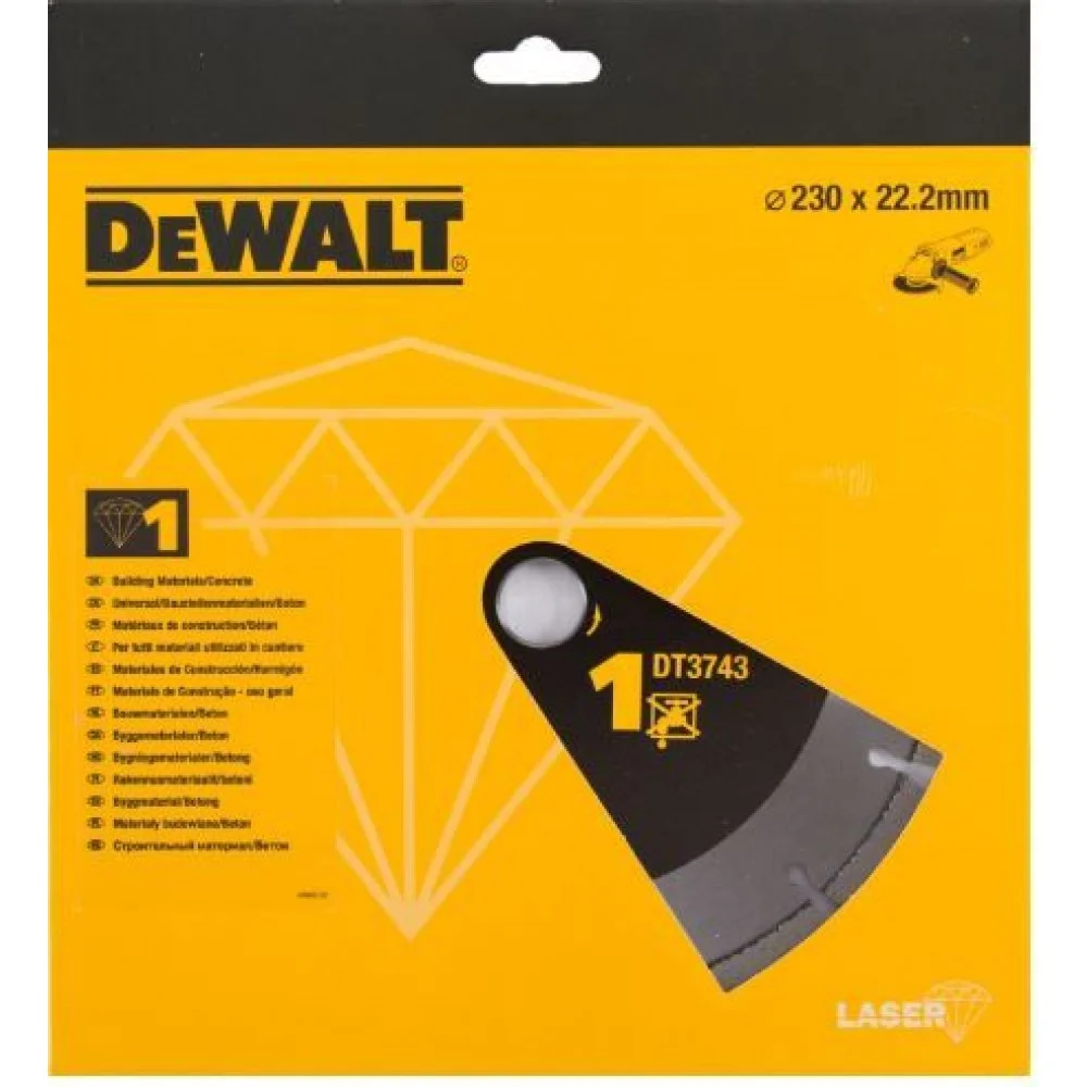 DeWALT Dimanta ripa 230mm