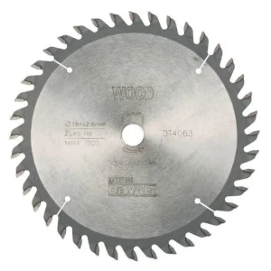 DeWALT пила лезвие 184x16mm 40T