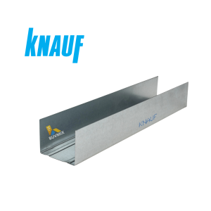 Knauf reģipša metāla profils UW-50 starpsienu horizontālais profils 50/40/0.6 4m
