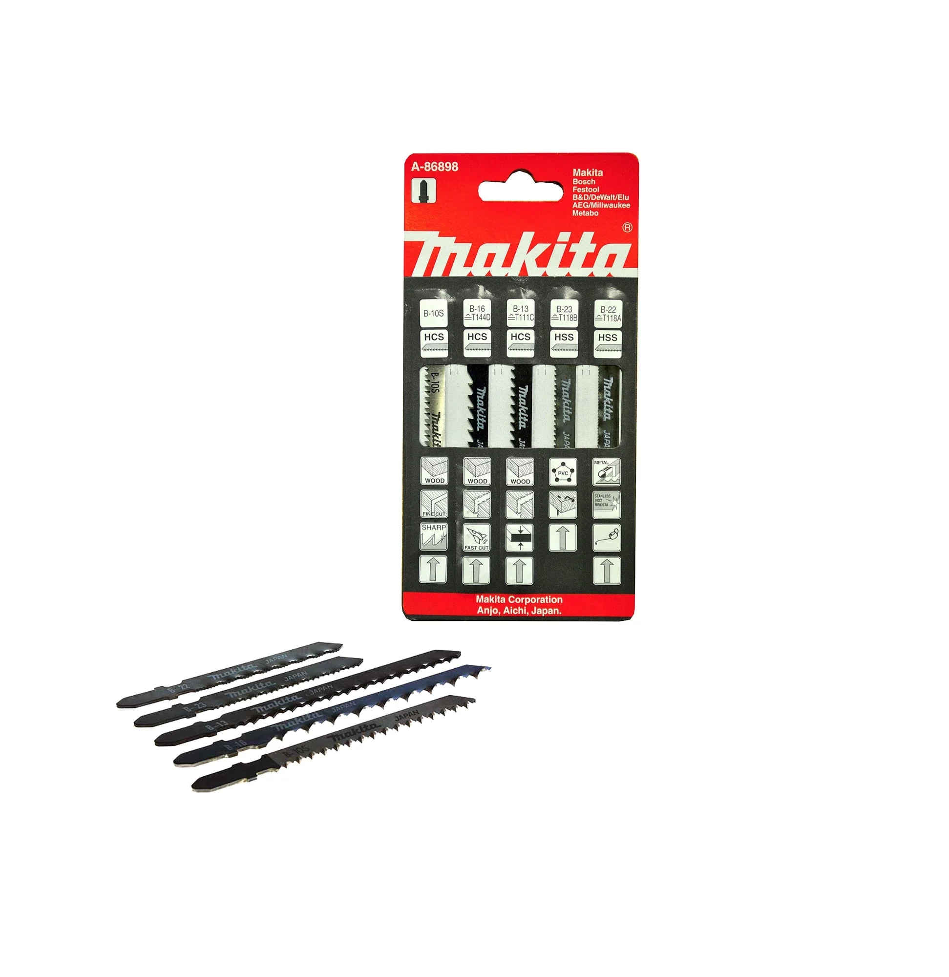JIGSAW BLADE SET 5 TYPES