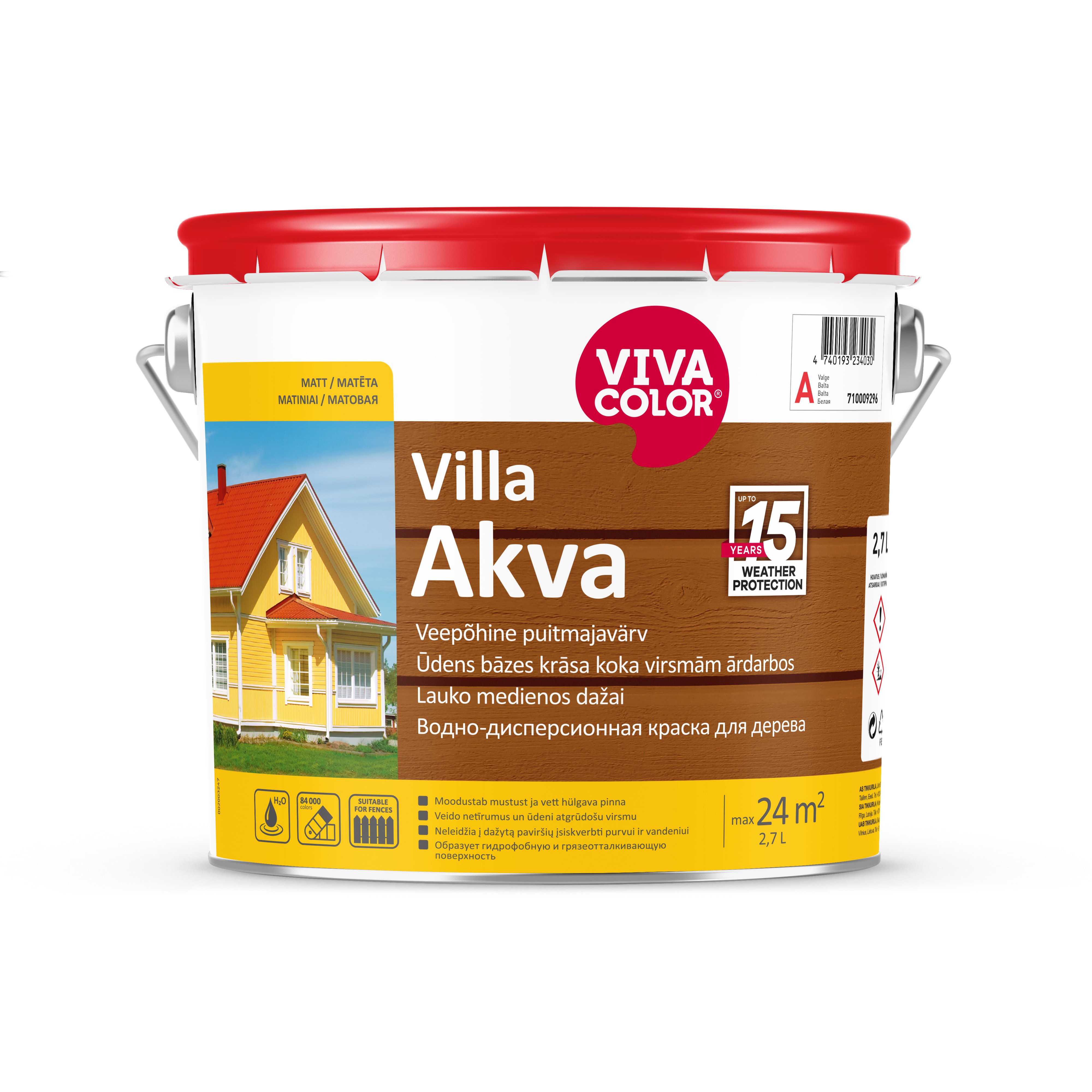 KRĀSA KOKAM VILLA AKVA A 2,7L