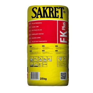 LĪME FLĪŽU SAKRET FK PLUS PELĒKA 25KG