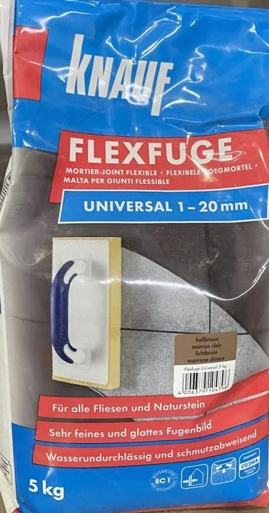 ШВЕЙНЫЙ KNAUF FLEXFUGE СВЕТЛО-КОРИЧНЕВЫЙ 5КГ