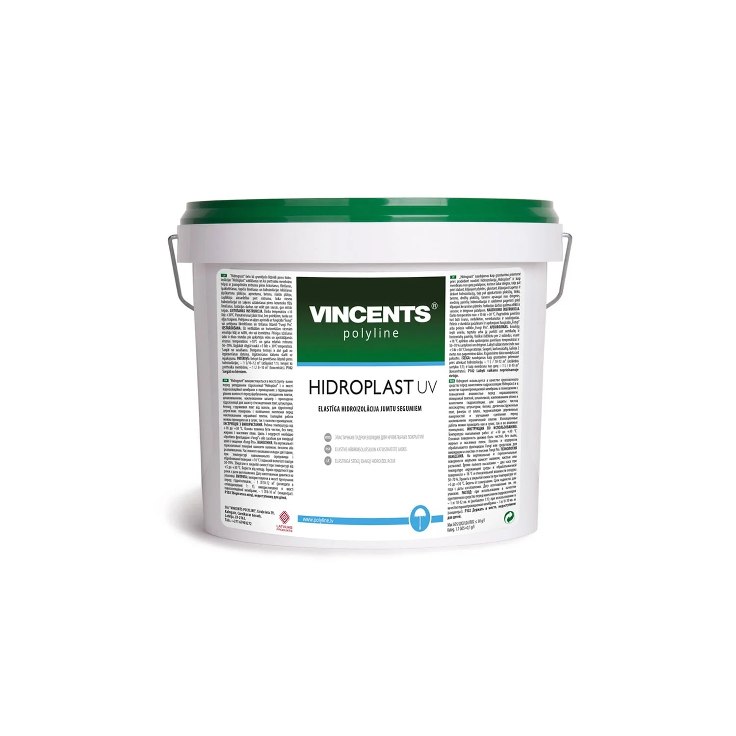 ГИДРОИЗОЛЯЦИЯ VINCENT HIDROPLAST UV 4KG