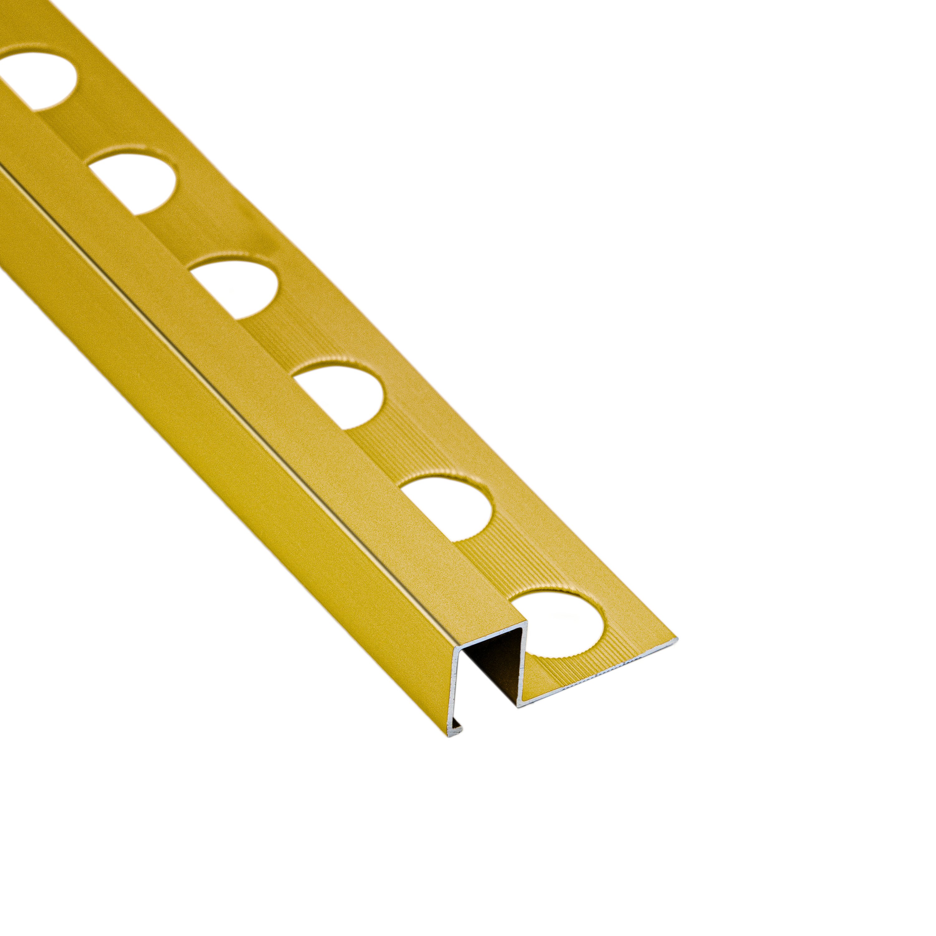 LĪS AL U R10X10MM/2.6M POL L.GOL ANO GLO