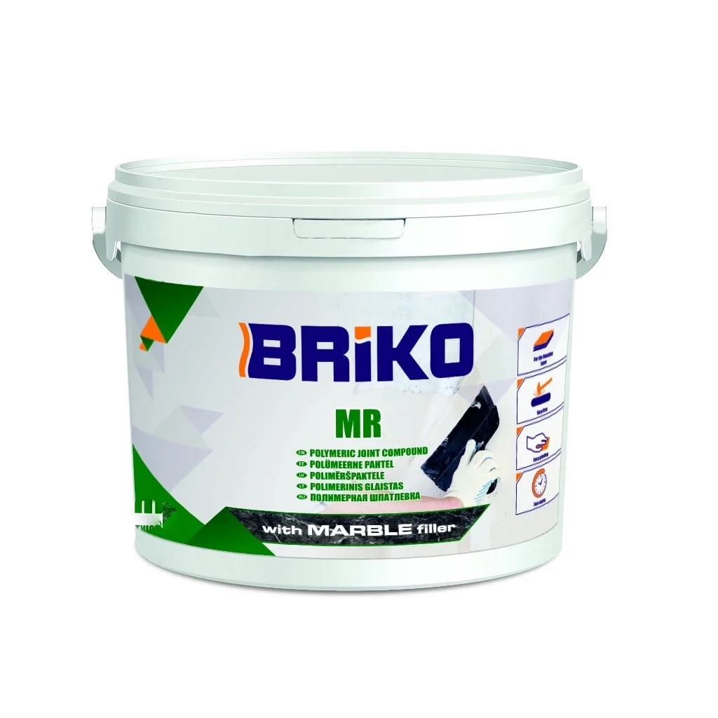 ŠPAKTELE BRIKO 18KG AR MARMORA PILDĪJUMU