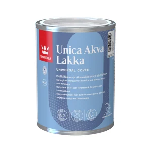 ЛАК ДЛЯ ОКОН И ДВЕРЕЙ UNICA AKVA 0,9L