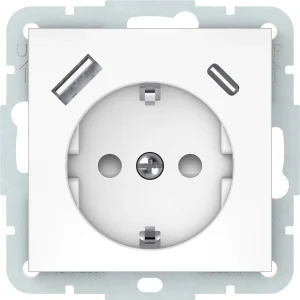 LIGZDA AR ZEM. BEZ RĀMJA BAL.USB-A+USB-C