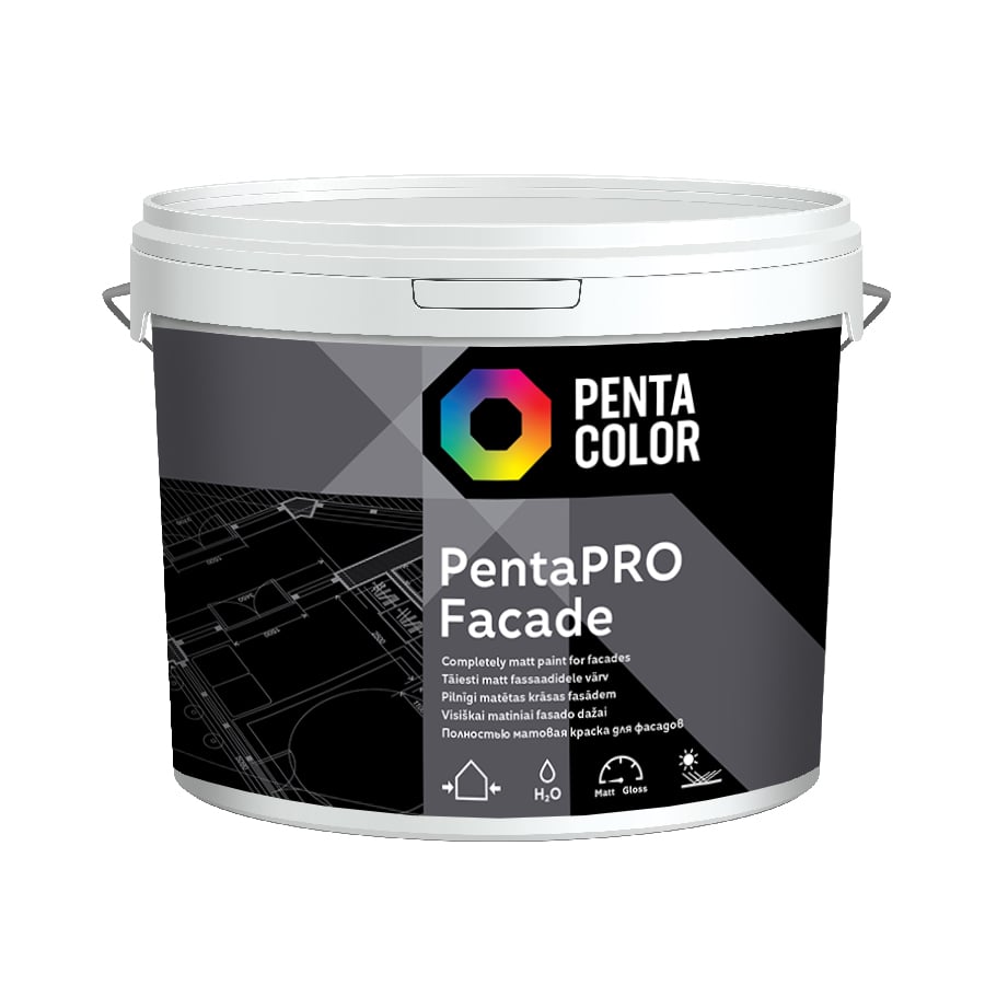 COLOR PENTACOLOR PENTAPRO FAC. WHITE 10L
