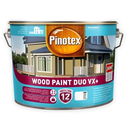 PINOTEX WOODPAINT DUO VX+ BW 10L PAINT