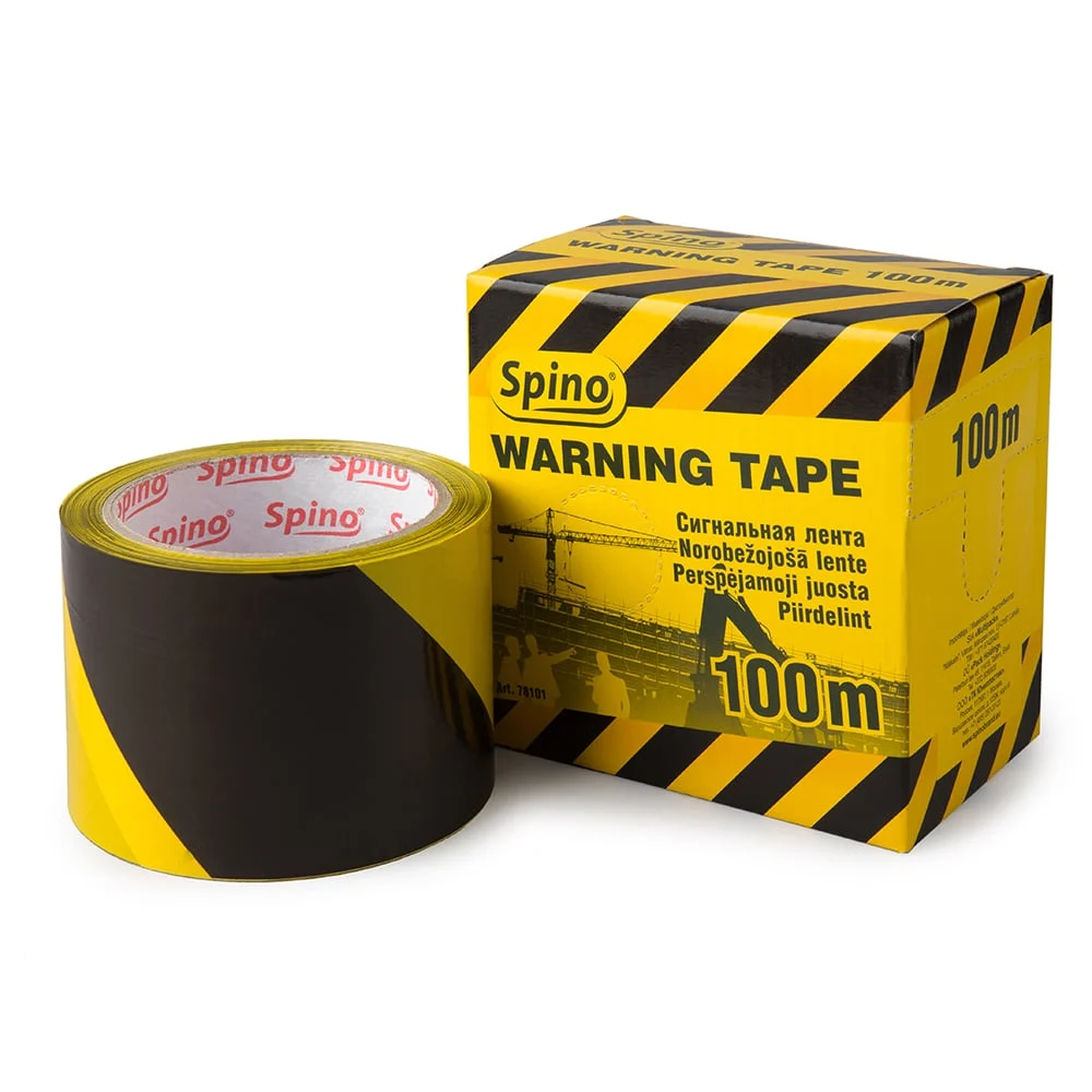 LIMITED. TAPE, 75MMX100M (BLACK-YELLOW)
