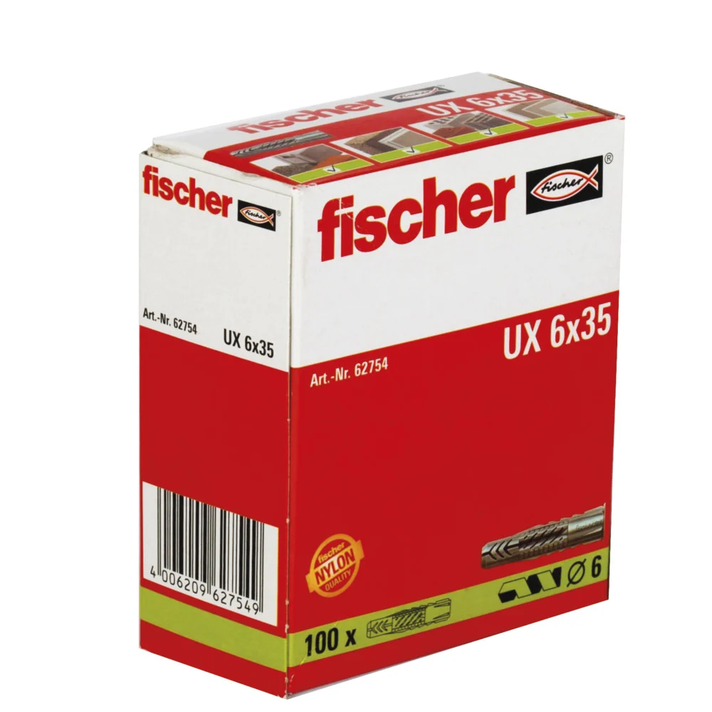 DĪBELIS UX6X35 KAST. 100 GAB
