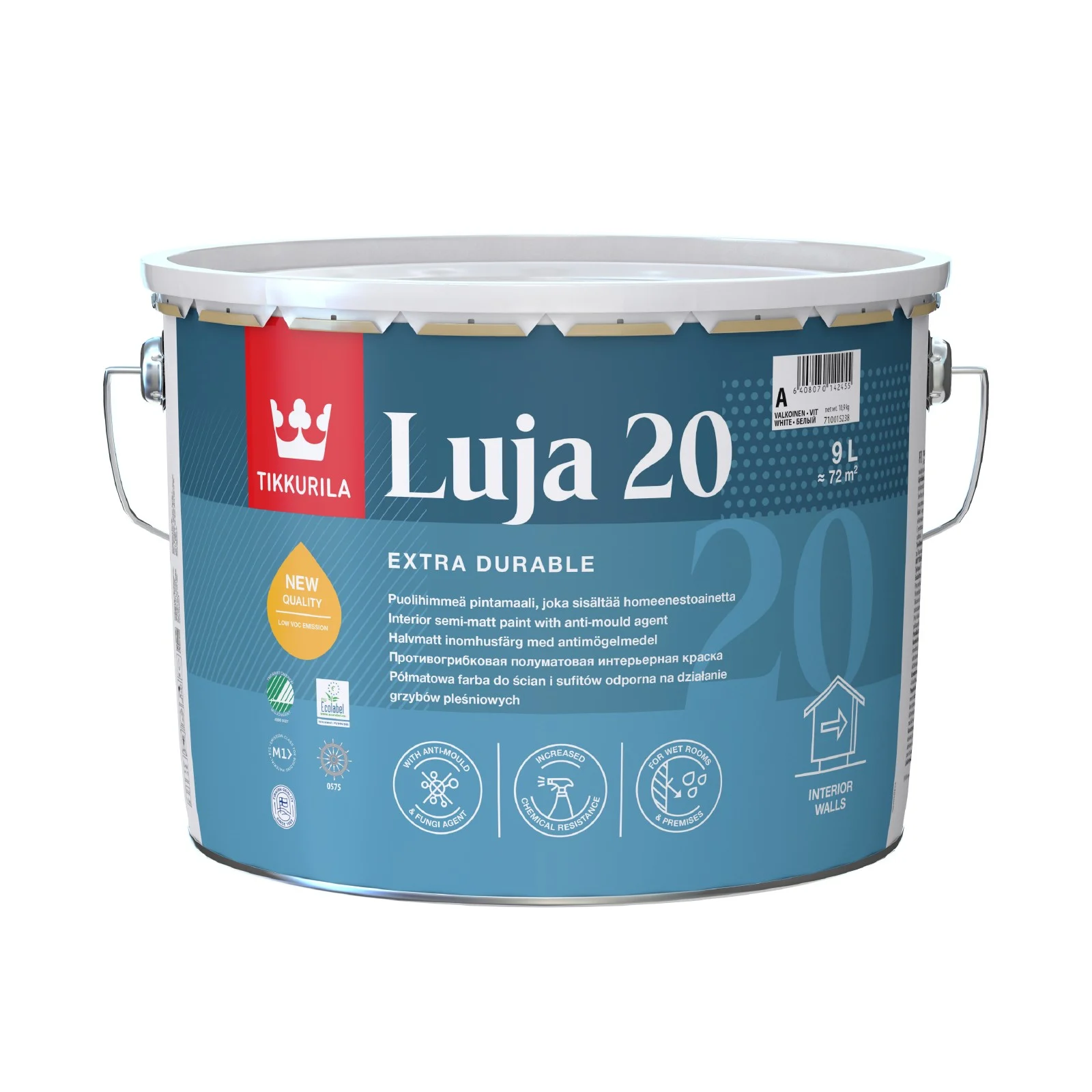 WALL PAINT LUJA 20 9.0L A-WHITE