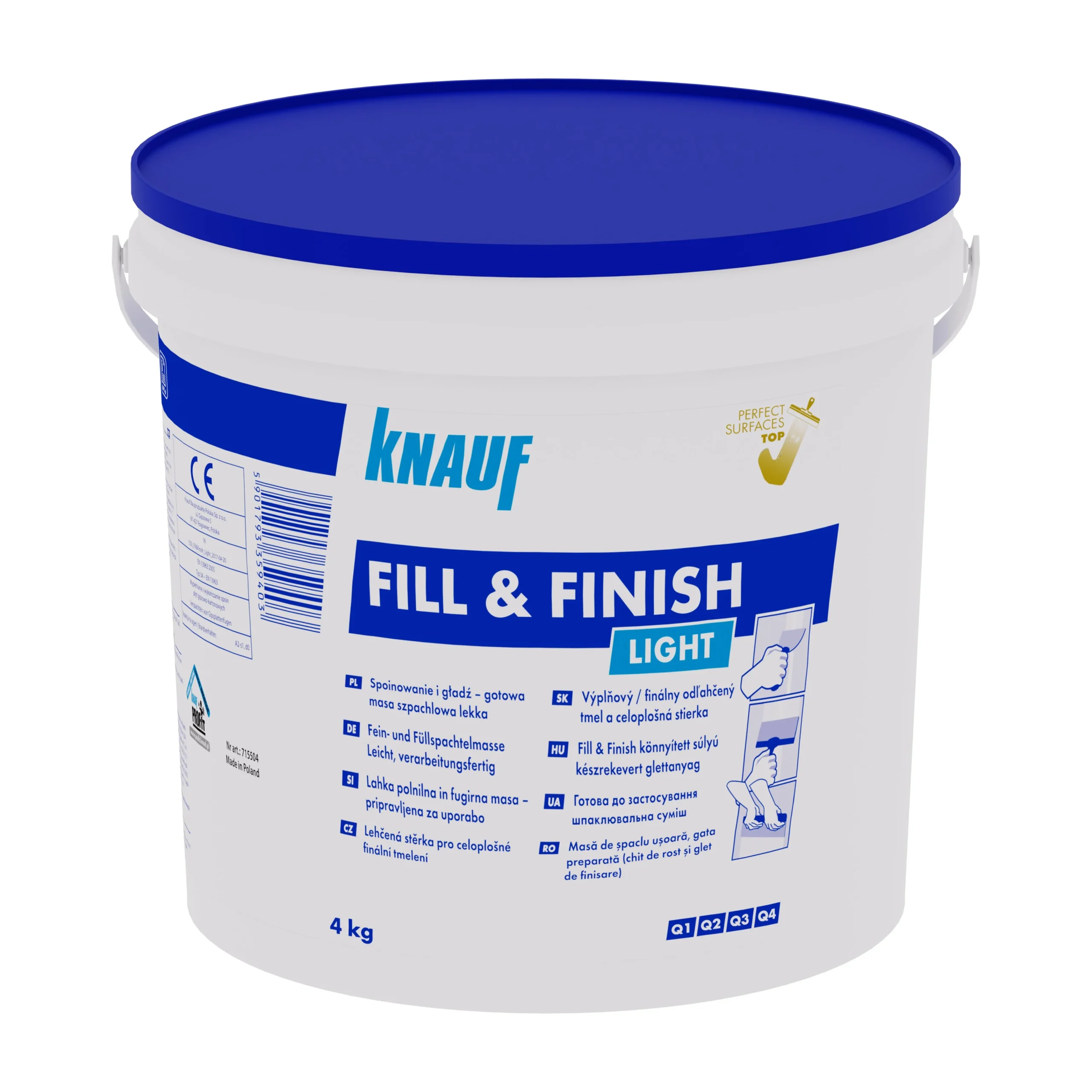 PUTTY FILL/FINISH 4KG KNAUF
