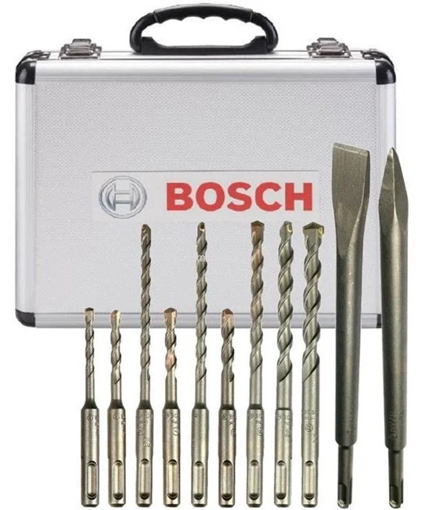 DRILLS. CHISEL COMPL. SDS+ 11-PIECE.