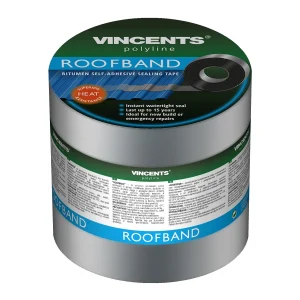 LENTE HERMET. ROOFBAND 10CMX10M ALU