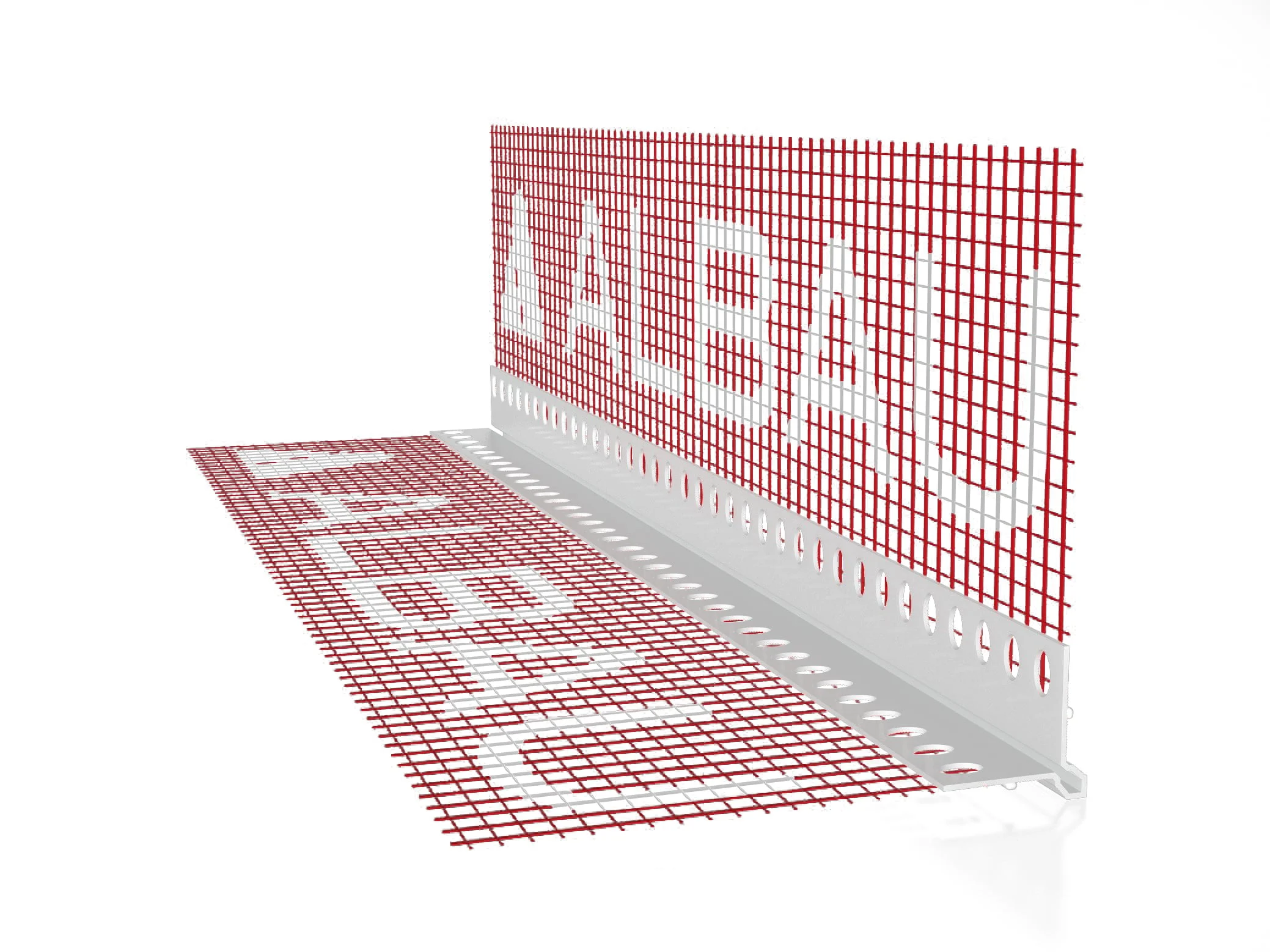 STŪRIS AR SIETU PVC STIPRINĀTAIS 2,0M