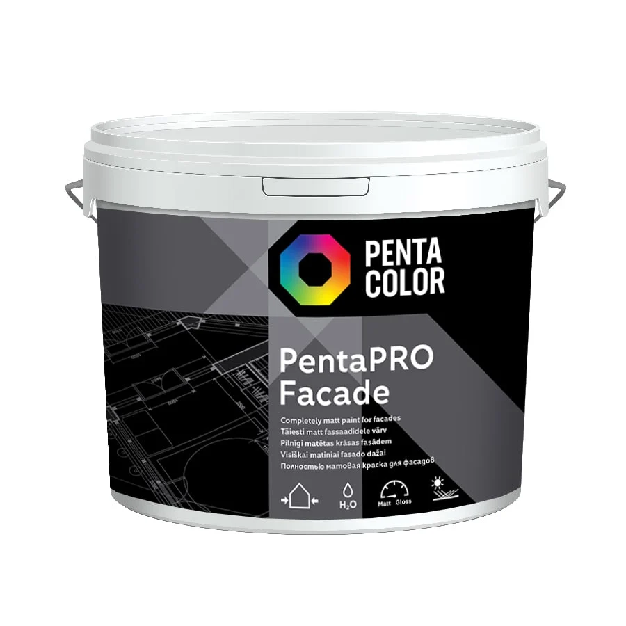 COLOR PENTACOLOR PENTAPRO FACADE WHITE 3L