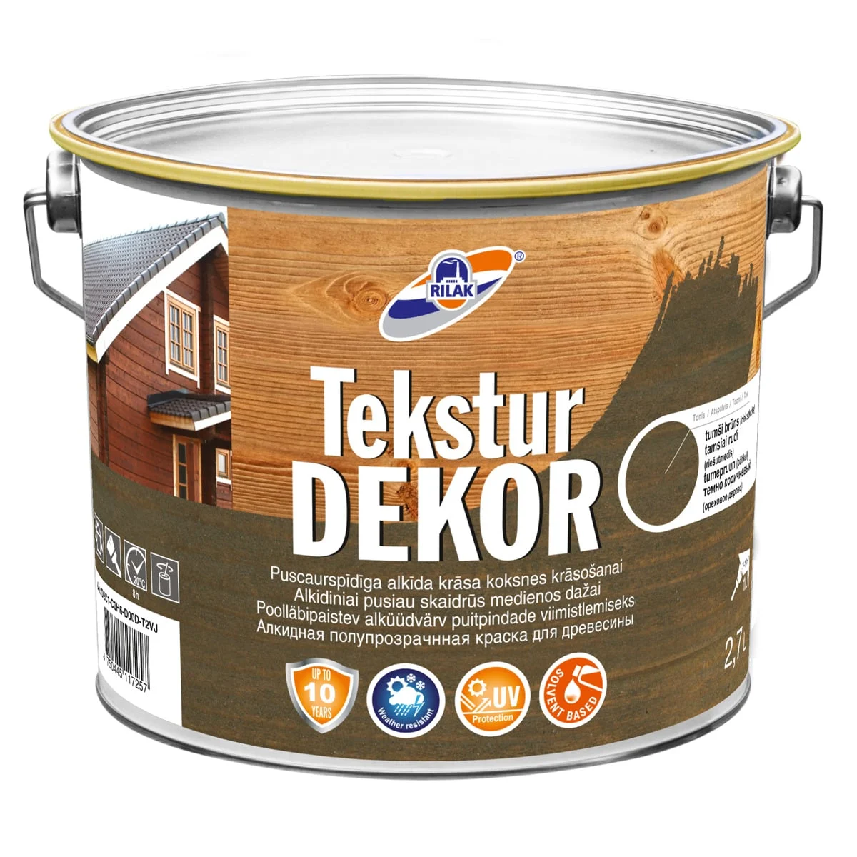 IMPREGNANTS TEKSTURDEKOR TUMŠBRŪNA 2,7L