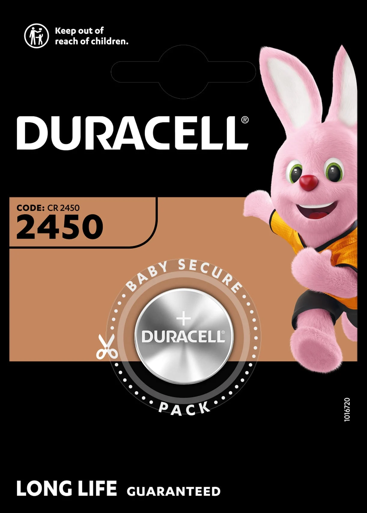 BATERIJA DURACELL ELECTRONICS 2450 1 GA