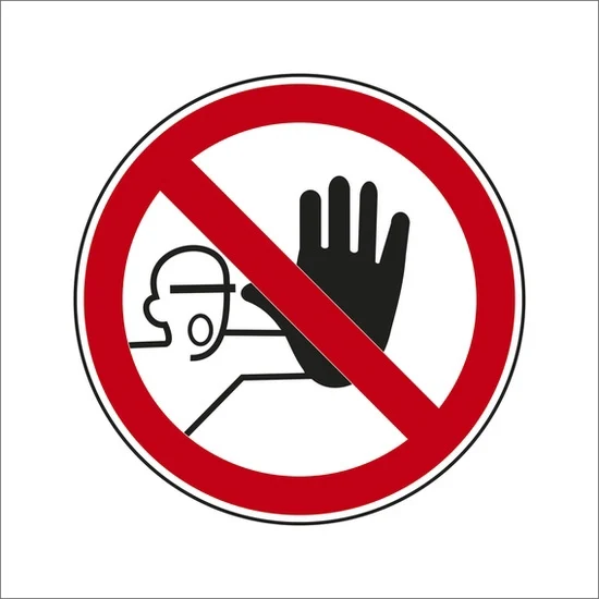 SIGN NOT OWNED. PERSONAL. MOVEMENT RESTRICTION D15