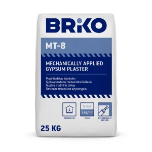 APMETUMS ĢIPŠA BRIKO MT-8 25KG 48