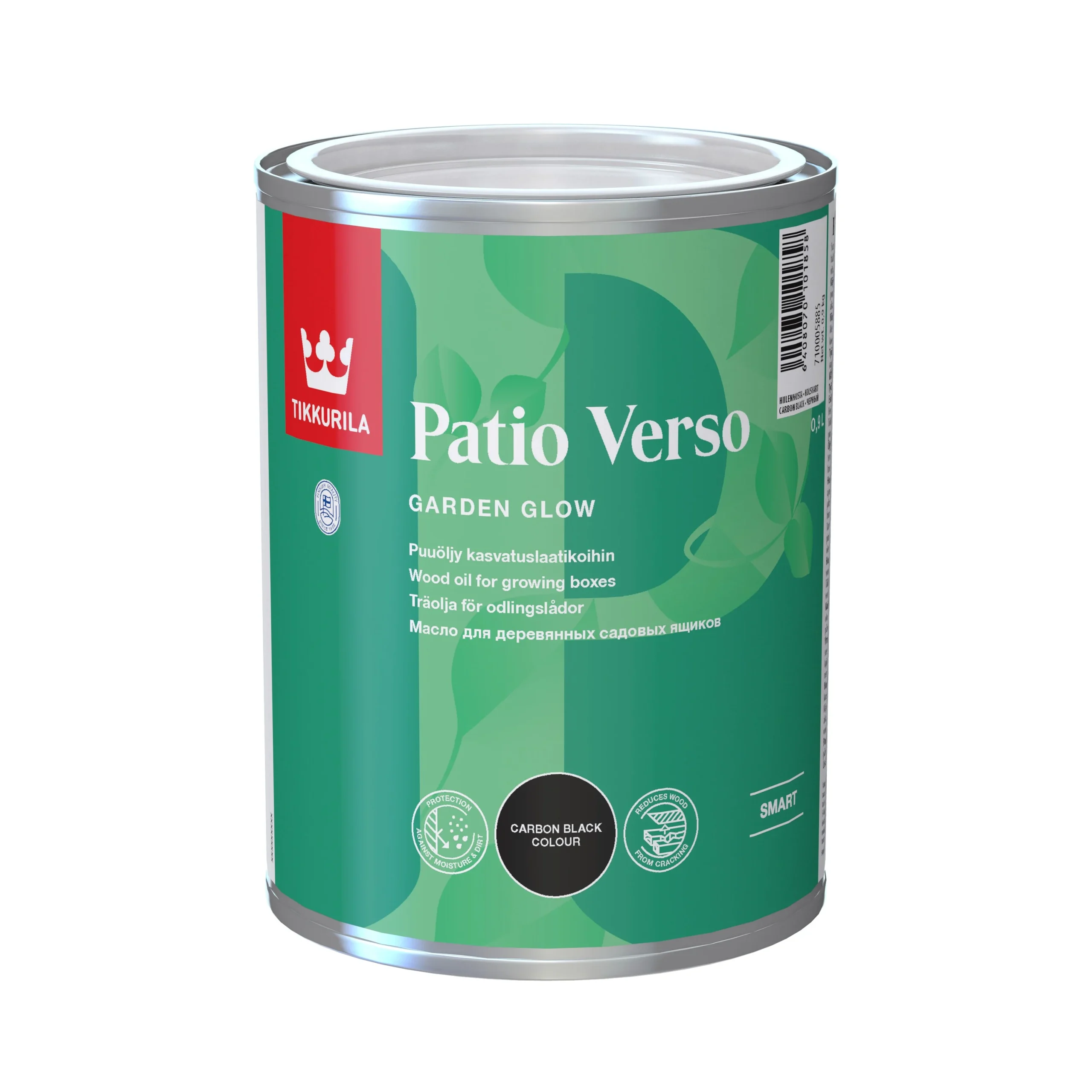 МАСЛО ДЛЯ ДЕРЕВА В КОРОБКАХ PATIO VERSO BLACK 0.9L