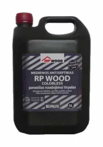 ANTISEPTIĶIS RP WOOD BEZKRĀSAINS 5L