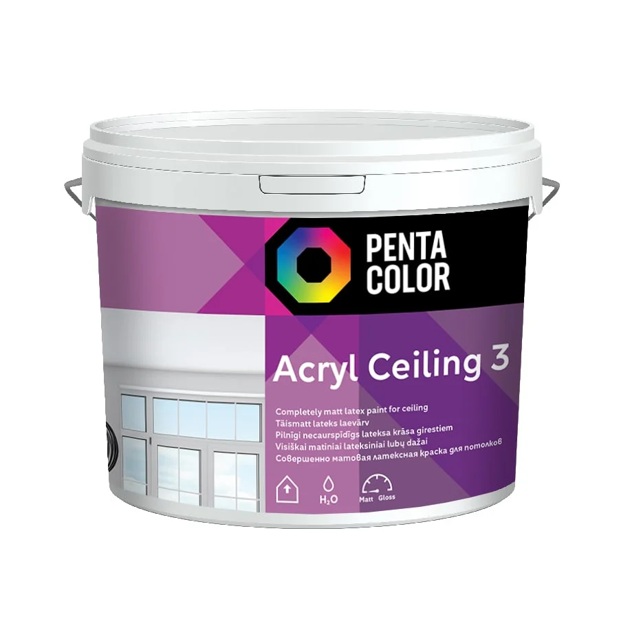 КРАСКА DISP. PENTACOLOR ACRYL 3 БЕЛАЯ 10L