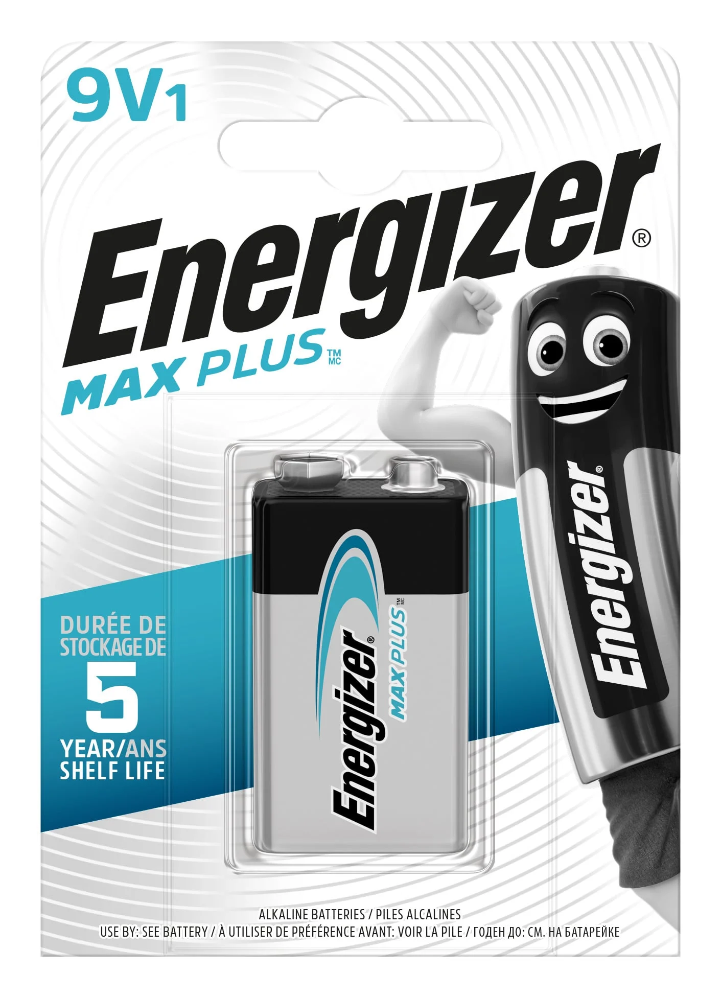 BATERIJAS ENERGIZER MAX PLUS 9V