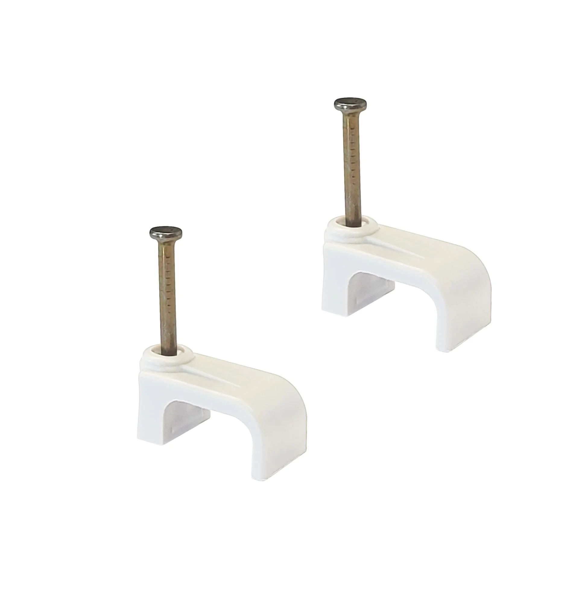 WHITE CHF3.5X5 CABLE CLIPS 20PCS