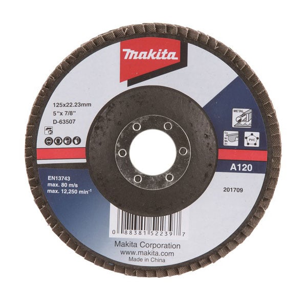 LAMEĻU SLĪPDISKS 125MM A120 D-63507