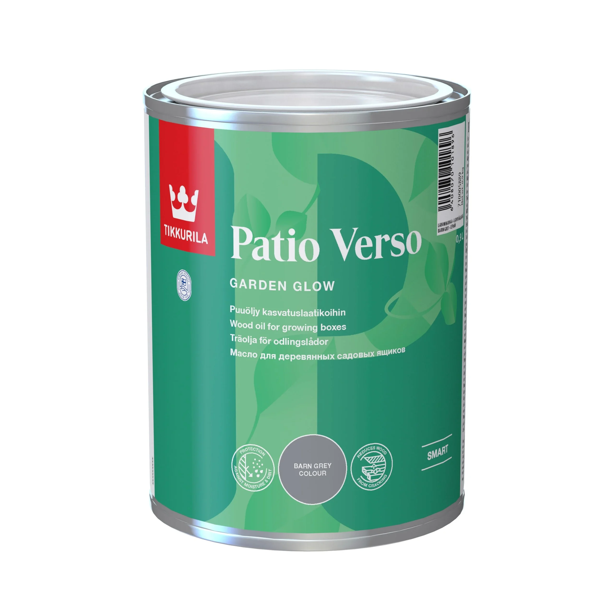 OIL FOR WOOD BOXES PATIO VERSO GREY 0.9L