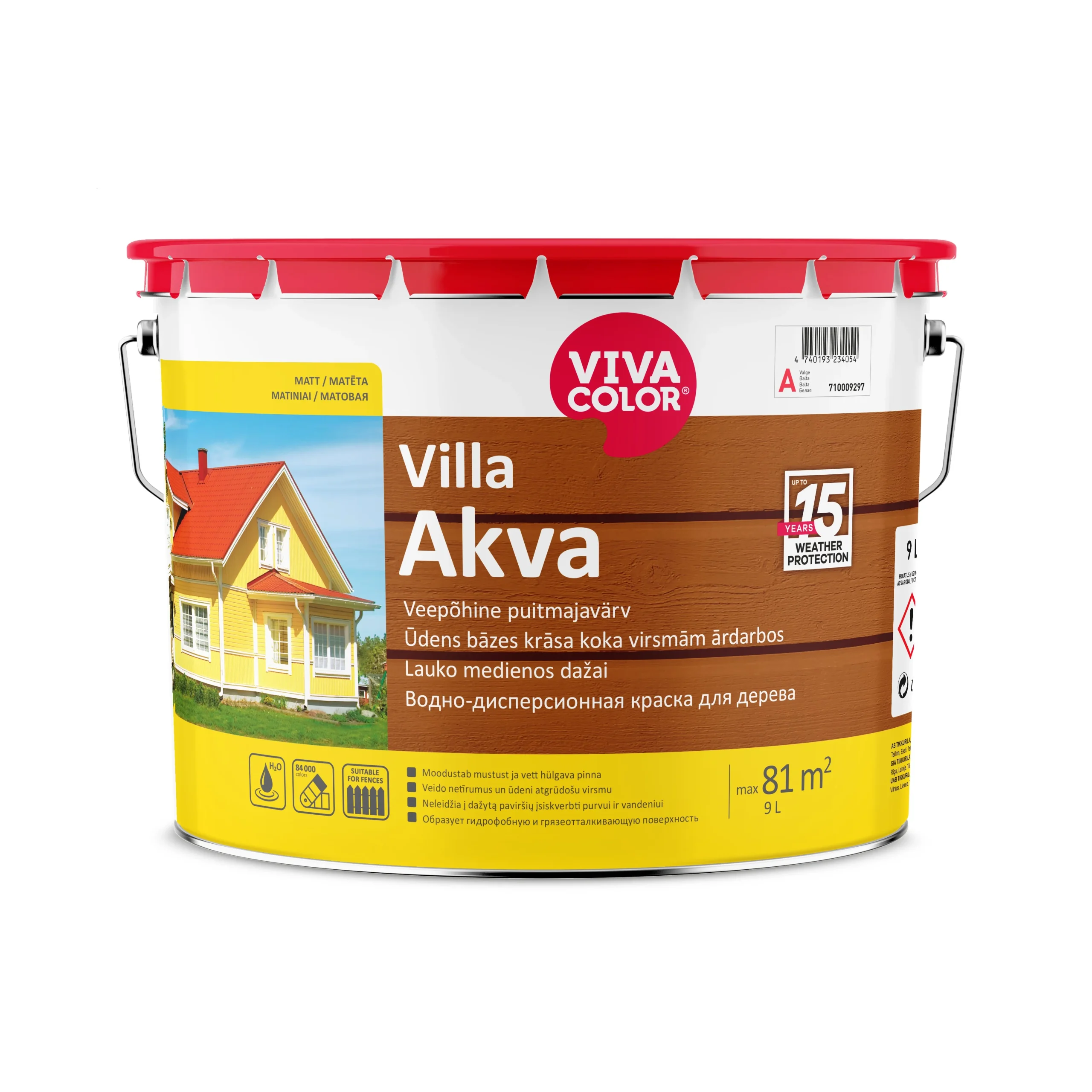 WOOD PAINT VILLA AKVA A 9.0L