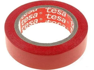 LENTE PVH IZOLĀCIJAS, SARKANA 10M/15MM