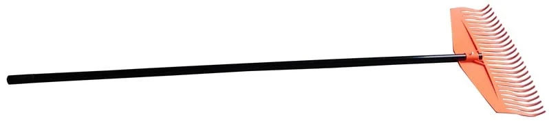 RAKE WITH METAL HANDLE 43X21CM
