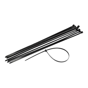 KABEĻU SAVILCES 2.5X160MM MELNAS 100GAB