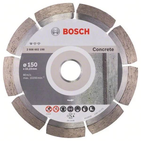 КОЛЕСО ДИАМАНТОВОЕ РЕЗ. ДЛЯ БЕТОНА 150X22,23MM