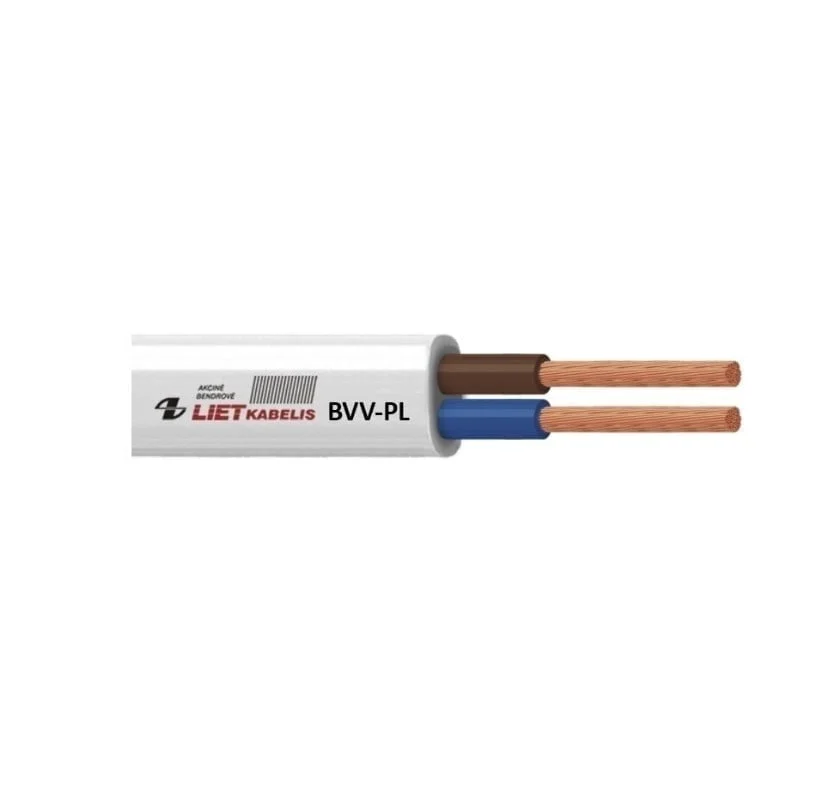 CABLE BVV-PL 2X1.5 WHITE 25M