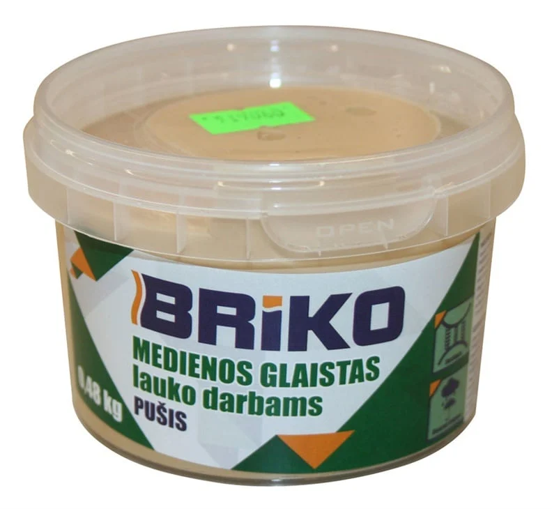 ШПАКЛЕВКА BRIKO ДЛЯ ДЕРЕВА СОСНА 0.48КГ