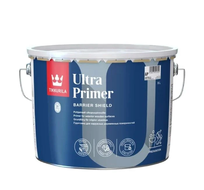 ГРУНТОВАЯ КРАСКА ДЛЯ ДЕРЕВА ULTRA PRIMER C 9 L