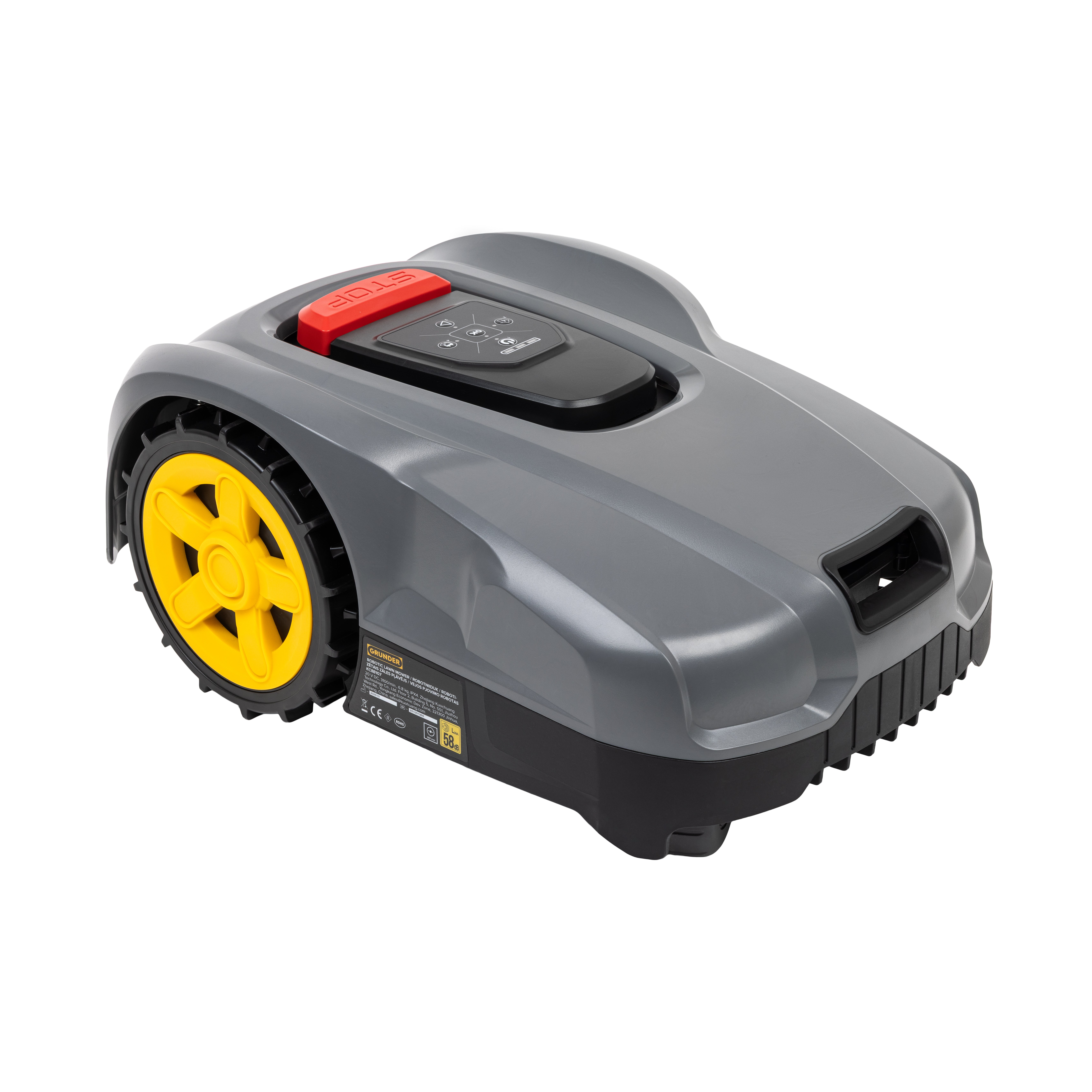 ZĀLES PĻĀVĒJS ROBOTS GRUNDER 20V 2.0AH