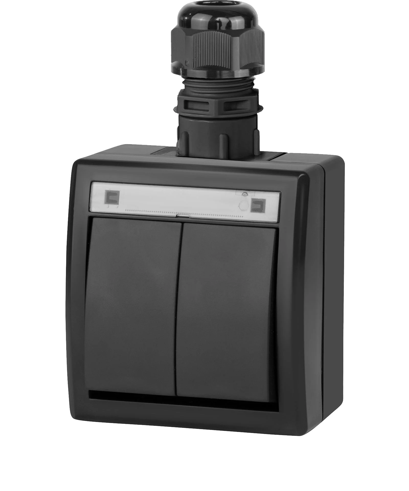 SLĒDZIS 5002-67 2TAUST.IP65 AQUANT MELNS