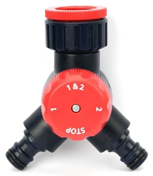 TAP AND HOSE CONNECTOR 2 OUTLETS