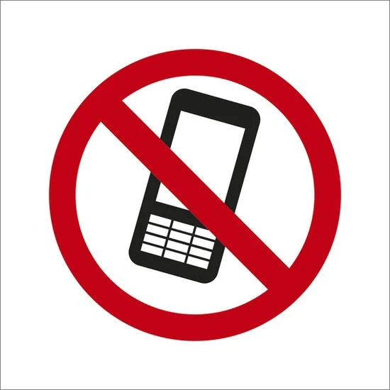 SIGN DO NOT USE MOBILE PHONE D10