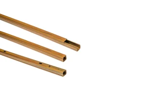 KABEĻU KANĀLS 17X15MM TUMŠI BRŪNA KRĀSA