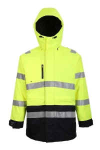 WINTER JACKET MONTREAL YELLOW/BLUE 2XL