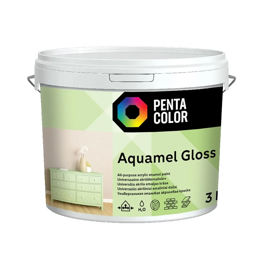 AQUAMEL WHITE 3 KG GLOSS