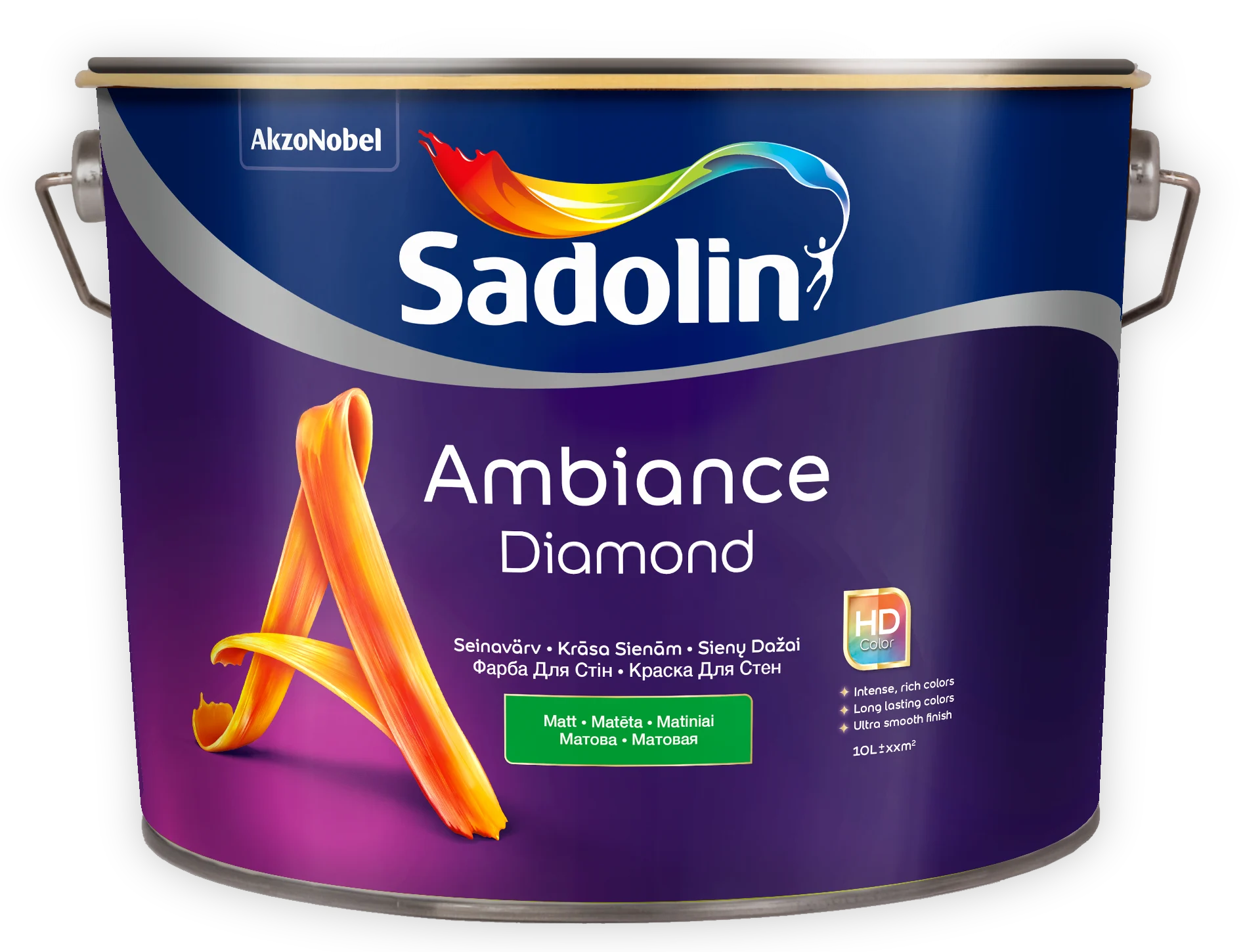 WALL PAINT AMBIANCE DIAMOND BW 10L